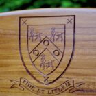 carved-crest-wooden-bench-makemesomethingspecial.com