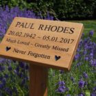 engraved-wooden-burial-marker-makemesomethingspecial.com