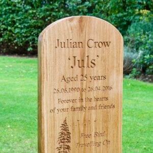 personalised-oak-large-headstone