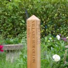 personalised-oak-mile-stone-post