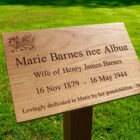 personalised-wooden-grave-marker-makemesomethingspecial.com