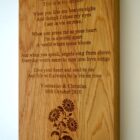 personalised-wooden-plaque-with-daisy-motif-makemesomethingspecial.co.uk