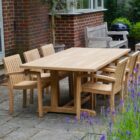 teak-table-set-with-chairs-makemesomethingspecial.com