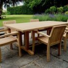 teak-table-with-six-chairs-makemesomethingspecial.com